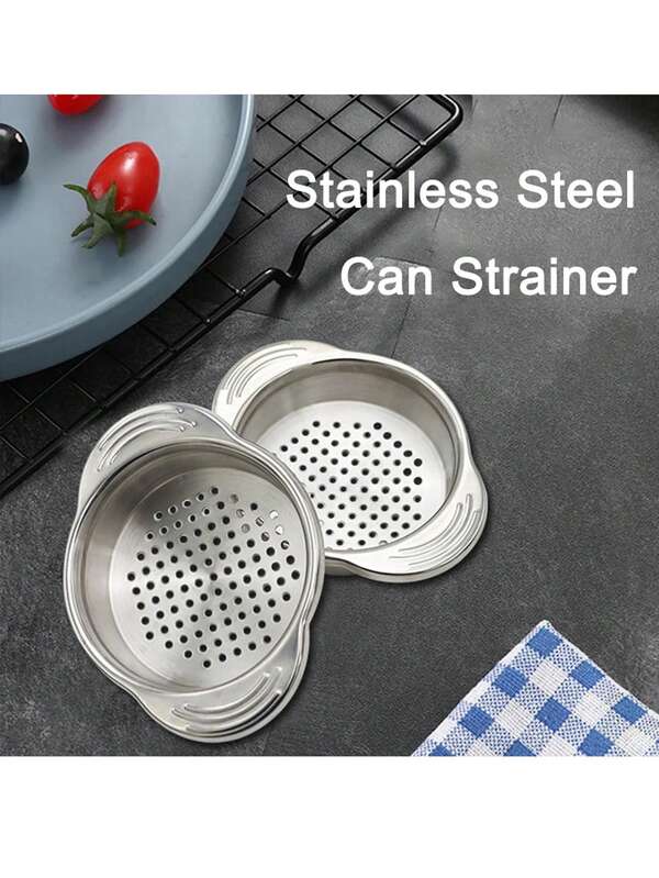 מסננת אוניברסלית לשימורים, מסנן לשימורים לירקות ופירות, מתאים לשעועית, ירקות ופירות