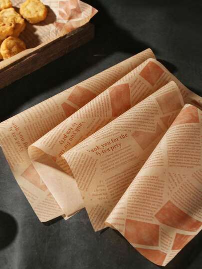 Giấy gói thực phẩm 50/100/200 tờ, giấy gói bánh mì kẹp, giấy báo thấm dầu, giấy lót khay ăn nhẹ, giấy gói bánh mì sandwich, giấy nướng.