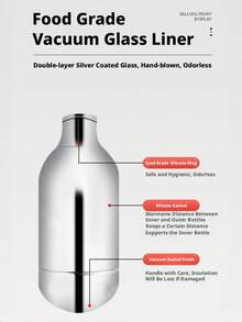 1个家用热水壶，玻璃瓶身，新款咖啡用具，阿拉伯风格，铁壳玻璃内胆，可保温 - 彩色 - 查看 5