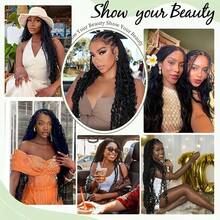 Human Braiding Hair For Boho Braids Body Boho Hair For Braiding Knotless 15A Body Wave Bulk Bohemian Natural Black 100% Unprocessed Body Human Hair Extensions 1 Bundles /50g - Natural Black - 查看 9