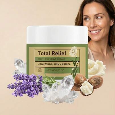 Magnesium Lotion With Chamomile, Body Care Cream, Magnesium Night Cream For Relaxation And Muscle Relief - With Chamomile And Shea Butter - Hand, Leg And Foot Lotion - Thoughtful Gift For Mom