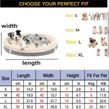wuyingongfang Oval Solid Color Pet Bed, Multipurpose Dog/Cat Bed, Warm Soft Comfortable Anti-Dirt Anti-Wear Non-Stick Hair, Suitable For Small/Medium/Large Cats And Dogs, All-Season Pet Sleeping Mat - Multicolor - View 22