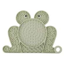 1pc Funny Cat/Dog Silicone Slow Feeder Mat, Fish/Frog Shaped Anti-Gulping Anti-Spill Suction Cup Lick Mat, Wall-Mountable - Multicolor - View 18