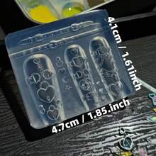 1 khuôn trang trí móng tay, khuôn silicon hình ổ khóa trái tim dùng để trang trí móng. - Trong sáng - Xem 12