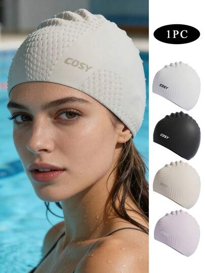 硅胶浴帽，特大号，防水，适合长发女性