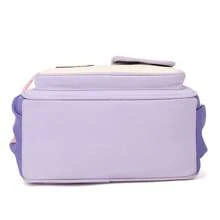 Mushroom Applique Cartoon Backpack, Lightweight Breathable Student Schoolbag, Cute Girls Shoulder Bag - Purple - View 6