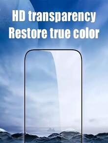 2 en 1 - Protector de pantalla de vidrio templado de cobertura completa + Funda para teléfono - Compatible con iPhone 17 Pro Max/17 Pro/17 Air/17/16 Pro Max/16 Pro/16/16E/15 Pro Max/15 Pro/15 Plus/15/14 Pro Max/14 Pro/14 Plus/14/13/12/11/X/XS/XR - transparente - Ver 6