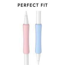 2/3/4 件装硅胶笔套，兼容 Apple Pencil Pro、Apple Pencil (USB-C) 和 Apple Pencil 第二代，符合人体工学设计，保护套，也兼容 iPad Pen - 彩色 - 查看 12