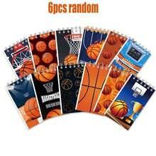 12本足球主题螺旋笔记本，学生笔记本，Word笔记本，螺旋笔记本，布面笔记本，便签本，学习用品，学生奖品，派对笔记本，返校文具，圣诞节笔记本 - 彩色 - 查看 17