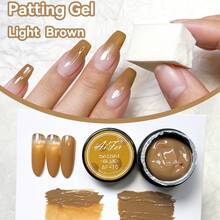 AiFer 1支 8毫升 拍打胶系列 高饱和度 流行半固态彩绘凝胶指甲油 艺术美甲沙龙专用 - 彩色 - 查看 19