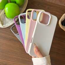 Perfect Purple-Brown TPU Liquid Silicone Phone Case - Anti-Yellowing And Soft Protection For IPhone - Purple - View 8