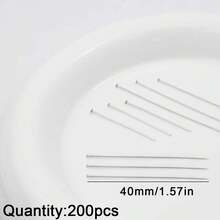 200件不锈钢首饰制作材料，不褪色可弯曲头针，DIY串珠工艺配件 - diy - 查看 14