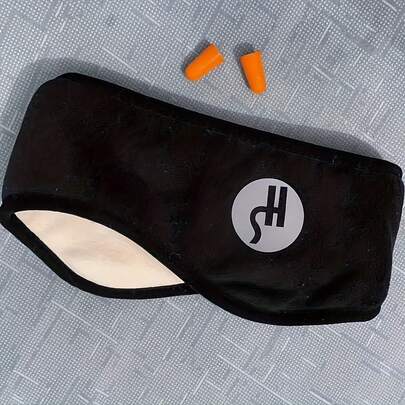 1pc Anti-Snoring Sleep Set - Noise Cancelling Sleep Mask, Suitable For Office, Dorm, Travel, Napping, Basic Dorm Essentials, Lightweight Design, Breathable Material, Contoured Fit, Anti-Snoring Assistance, Suitable For Office Workers And College Students