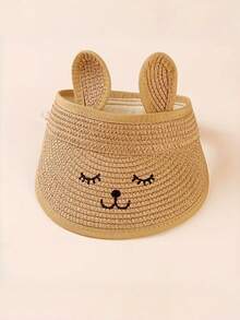 Kids Summer Breathable Sun Hat, New Cartoon Baby Sun Protection Cap, Summer Beach Hat - 1PC - View 8