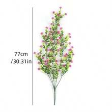 Flores artificiales decorativas realistas, plantas simuladas resistentes a los rayos UV para manualidades, hogar, jardín, mesa de comedor, sala de estar, boda, decoración de fiestas, centros de mesa para primavera/verano, Día de San Valentín - Color de loto - Ver 4