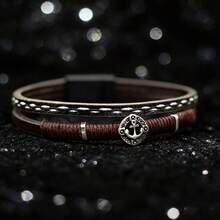 男士复古航海双层编织手链 - 手鐲 - 查看 3