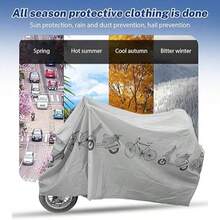 1pc Bicycle Cover, Electric Bicycle Cover, Mountain Bike Cover, Rain Cover, Dust Cover, Sun Protection Cover - A - View 4
