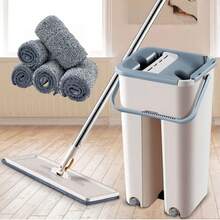 3/5/10片装加厚可水洗平板拖把替换垫，带粘性不掉毛清洁用品 - 10片拖把替換布 - 查看 8