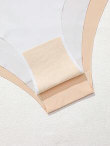 3条装女士无缝内裤，高弹舒适三角裤，高腰休闲纯棉内裤 - 彩色 - 查看 9