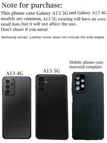 1pc Creative Minimalist Leopard Print Black Cat Guitar Pattern Phone Case, Suitable Compatible With Samsung/ 11, 12 Pro Max, 14 Pro Max, 15, 16/16 Pro, 17/17 Pro And Other Models - Multicolor - View 9