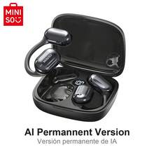 Miniso سماعات MS162 AI OWS اللاسلكية مفتوحة الأذن، تدعم ترجمة فورية ل- 135 لغة، جودة صوت عالية الدقة، عمر بطارية طويل جداً يصل إلى 40 ساعة، شاشة رقمية ذكية + تحكم باللمس، مناسبة للرياضة والأعمال والسيناريوهات التعليمية - مشاهدة 9