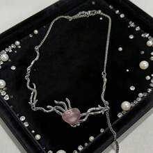 1pc Fashionable Jellyfish Decor Chain Necklace For Women For Daily Decoration - Silver - View 11