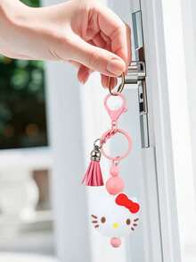 SANRIO 3/6 Stück Silikonperlen zum Schmuckbasteln, DIY Anhänger für Stifte, Schlüsselanhänger, Armbänder, süße Perlenanhänger für Anhänger und Partydekoration - Anhänger Perlenaccessoires - Übersicht 7