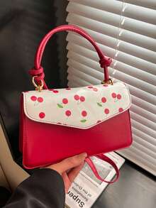 新款高品质女士包，单肩斜挎手提包小方包双肩包，通勤休闲学生日常轻便时尚百搭小众包 - 彩色 - 查看 12