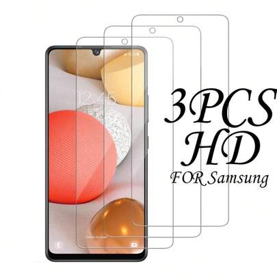 3pcs/Set Phone High-Definition Tempered Glass Screen Protector, Suitable For S21, S22, S23, S24, S25, S26 Series