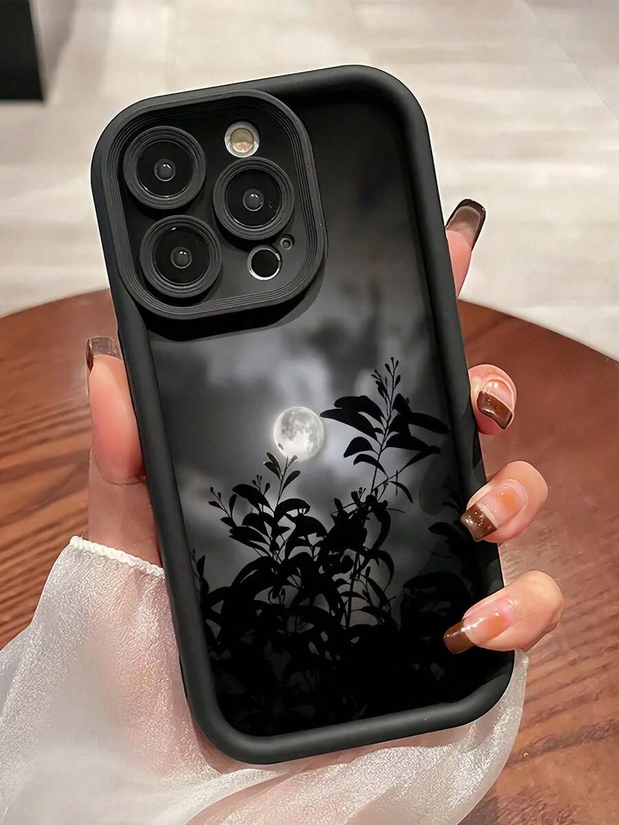 1pc New Minimalist Cat Eye Skin-Friendly Anti-Drop TPU Phone Case Compatible With Apple 17 Pro Max, 11, 16 Pro Max, 16 Pro, 16, 15 Pro Max, 14 Pro Max - Multicolor - View 1