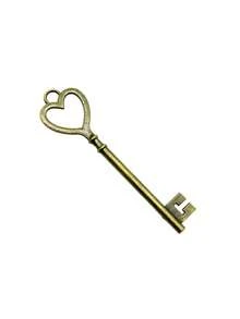 2pcs 22x82mm Big Heart Key Charms Pendant For DIY Jewelry Making Necklace Keychain Phone Chain Bracelet Making Accessories Handmade Craft Making Findings - Key - View 5