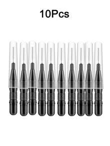 50/30/20/10/5pcs Set Eyebrow Brush With Cap, Micro Eyebrow Groomer, Eyelash Curler And Comb Tools For Eyebrow And Eyelash Styling - Black - View 10