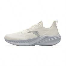 Anta Yun Ji | Zapatillas de running ligeras y cómodas resistentes al agua para mujeres y hombres, nuevo modelo de primavera 2026, zapatillas deportivas antideslizantes para ir al trabajo - [Mujer - Repelente al agua] Blanco marfil/Plata - 1 - Ver 1