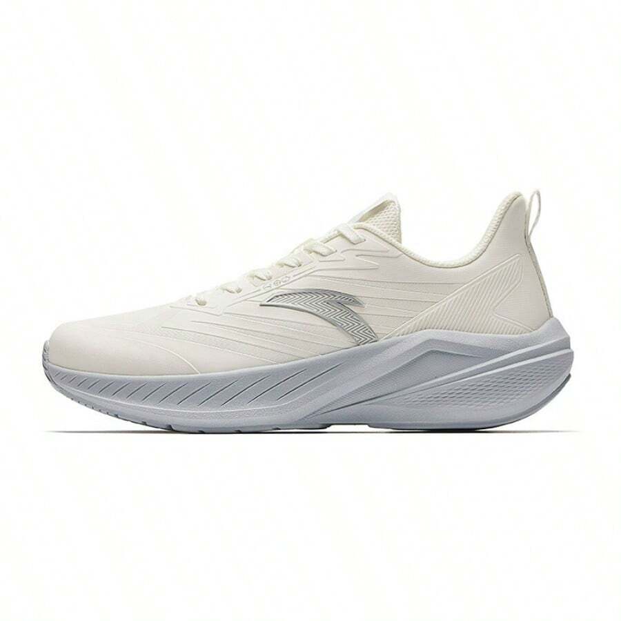 Anta Yun Ji | Zapatillas de running ligeras y cómodas resistentes al agua para mujeres y hombres, nuevo modelo de primavera 2026, zapatillas deportivas antideslizantes para ir al trabajo - [Mujer - Repelente al agua] Blanco marfil/Plata - 1 - Ver 1