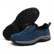 Men's Pu Upper Walking Style Shoes Slip On Walking Style Shoes Loafers For Man - Navy Blue - View 3