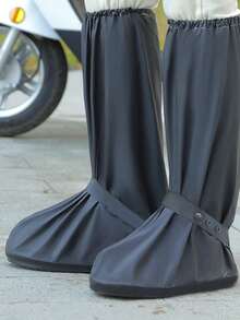 Waterproof & Non-Slip Shoe Covers - , Thick PVC For Outdoor Activities, Cycling, Snow & Rain Protection - Multicolor - View 11