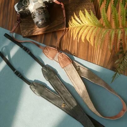 1条个性化相机包肩带，适用于单反/微单相机包，便携式女士首饰盒。生日、节日、周年纪念、祝福和新年的理想礼物。PU皮革肩带，兼容胶片相机包。二合一设计，可颈挂或斜挎，男女皆宜，是摄影师的理想礼物。可调节肩带，是送给朋友的最佳选择。可调节肩带适合各种相机。是摄影师、旅行爱好者和家庭的完美礼物。相机配件。