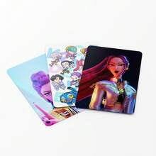 55张女巫狩猎主题KPOP动漫Lomo卡片，适合作为生日礼物、派对礼物、KPOP粉丝礼物 - 彩色 - 查看 5