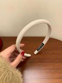 1pc Elegant Dignified Minimalist Fabric Headband Beauty Home Hair Accessories - Red - View 4