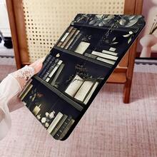 1pc Dark Academia Bookshelf Protective Cover With Pen Slot Multi-Angle Magnetic Stand Cover With Auto Sleep/Wake,Kawaii Tablet Case Compatible With IPad Pro/Air/Compatible With Samsung Galaxy A9/S9/S7/S10+/Compatible With XIAOMI Pad/5/6/7 - Multicolor - View 6