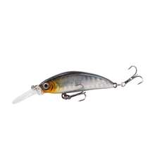 1pc Long Tongue Sinking Minnow - Durable ABS Material, 2.76 Inch/5.7g, 3D Eyes, With Treble Hooks, Compact And Agile, Increases Catch Rate - Suitable For Various Fish Species - Multicolor - View 21
