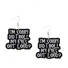 K-Pop Lightstick Acrylic Dangle Earrings, Cute Concert Light Stick Earrings, Fandom Jewelry Gift For K-Pop Fans - A - View 5