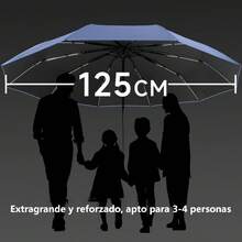 Umbrellas And Rain Hat Umbrellas - Gris - View 9