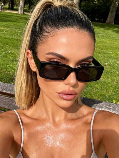 1pc Vintage Elegant Ins Style Popular Design Never Outdated Best Friend Style Elegant Women Fashion Glasses For Daily Life,Appointment Outfits,Street Snap Decoration Suitable For All Face Shapes