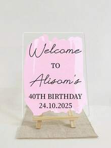 Tượng acrylic tùy chỉnh, đồ trang trí bàn tiệc cá nhân hóa, khung ảnh acrylic tùy chỉnh, đồ trang trí bàn, đồ trang trí tiệc mừng em bé sắp chào đời và quà tặng. Biển chào mừng đám cưới bằng acrylic, biển hiệu đám cưới, bảng hiệu đám cưới bằng acrylic, bảng hiệu đám cưới tùy chỉnh. - Nhiều màu - Xem 3