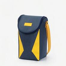 1个弧形大开口保温午餐包 - 单肩包、手提包、午餐盒包、学生便当包、大容量收纳包、随身野餐包、保温包、加厚保温午餐盒包 - 彩色 - 查看 19