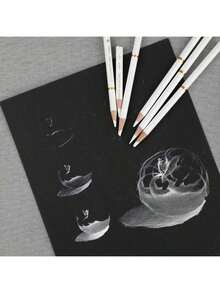 Mobee Professional White Charcoal Pencilsare Loved By Many Artists,White Charcoal Pencil Provide A Wide Range Of Possibilities Only In Mobee Artist Home - Sets - View 3