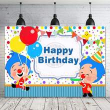 Fondo de fotografía para fiesta de cumpleaños 1er año de niños, diseño de cerdo de dibujos animados, fondo de vinilo con arcoíris para decoración de mesa - Negro - Ver 1