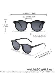 1 BỘ 4 CHIẾC KÍNH CHO BÉ TRAI VÀ BÉ GỒM CẢM GIÁC GỌNG TRÒN VÀ HÌNH TRÁI TIM BẰNG POLYCARONAT, KIỂU DÁNG THỜI TRANG, PHÙ HỢP CHO VIỆC ĐEO HÀNG NGÀY, CHƠI ĐÙA VÀ CÁC BỮA TIỆC, K� - Nhiều màu - Xem 8