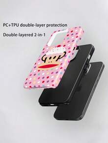 Ốp điện thoại hai lớp bảo vệ chính hãng Paul Frank, chống sốc, bảo vệ toàn diện camera, thiết kế tương thích với iPhone 11/12/13/14/15/16 Pro Max. - Nhiều màu - Xem 3